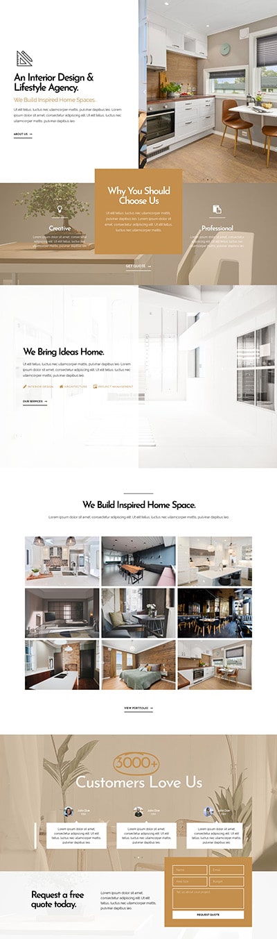 Best Interior Kitchen Modular Design Designer Company Website Design - WebGenWorld