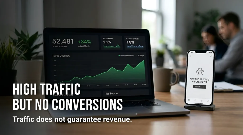 High Traffic but No Conversions - Problems and Solutions - Web Gen World High Traffic but No Conversions - Problems and Solutions - Web Gen World