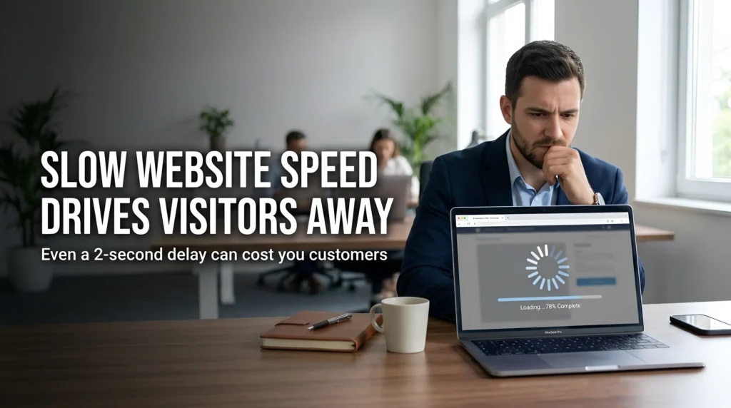 Slow Website Speed Drives Visitors Away - Website is not making money - Web Gen World Slow Website Speed Drives Visitors Away - Website is not making money - Web Gen World