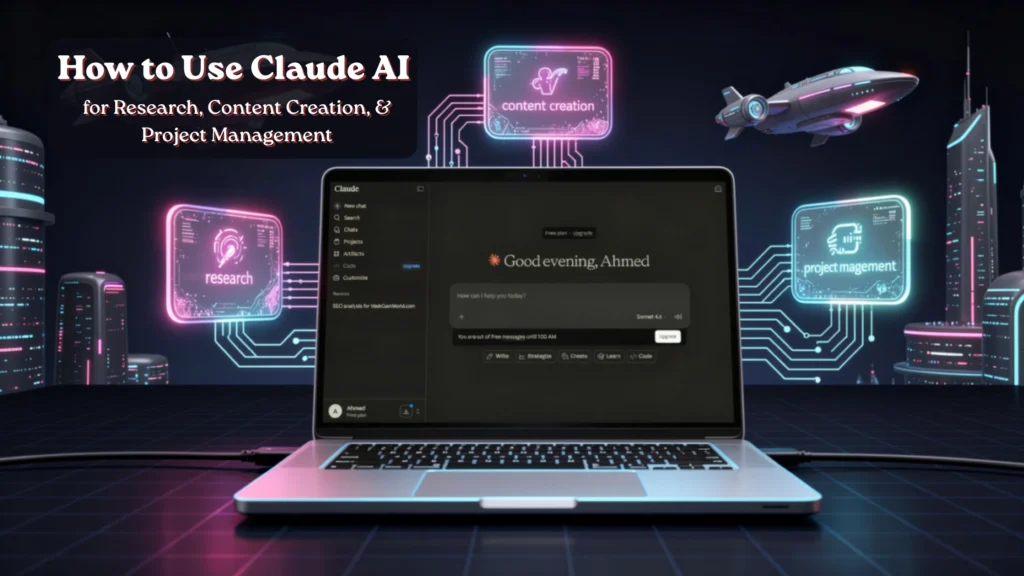 How to Use Claude AI for Research - Content Creation - Project Management
